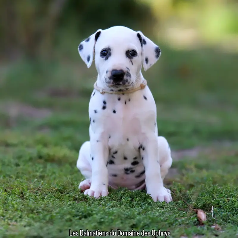 Portée de Dalmatien, élevage Du Domaine des Ophrys