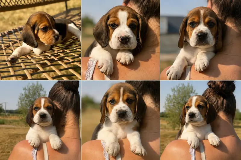 Portée de Beagle, élevage Du Royaume de Nati