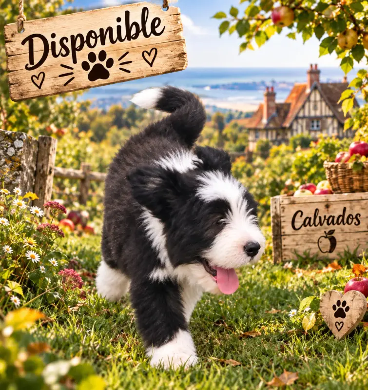 Blackwood, Bearded collie, élevage De la Vie en Couleur
